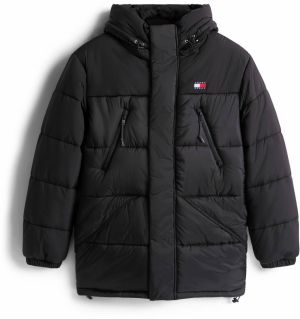 Tommy Jeans Zimná bunda  čierna