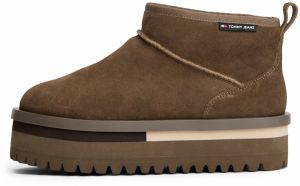 Tommy Jeans Nízke čižmy  hnedá