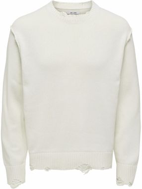 Only & Sons Sveter 'ONSTUNE'  biela