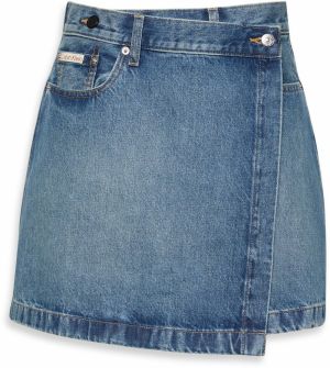 Calvin Klein Jeans Sukňa  modrá denim