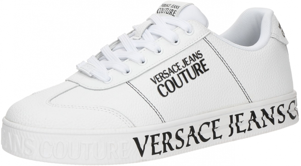 Versace Jeans Couture Nízke tenisky 'COURT'  čierna / biela
