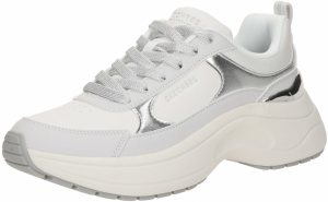 SKECHERS Nízke tenisky 'HAZEL 2'  svetlosivá / strieborná / biela