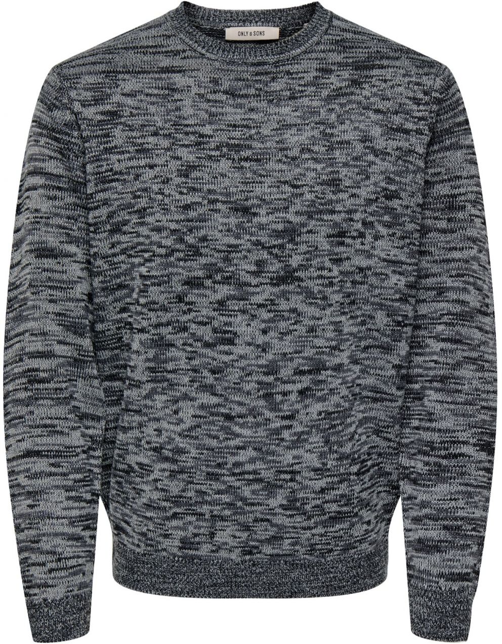 Only & Sons Sveter 'ONSTRAK'  sivá melírovaná