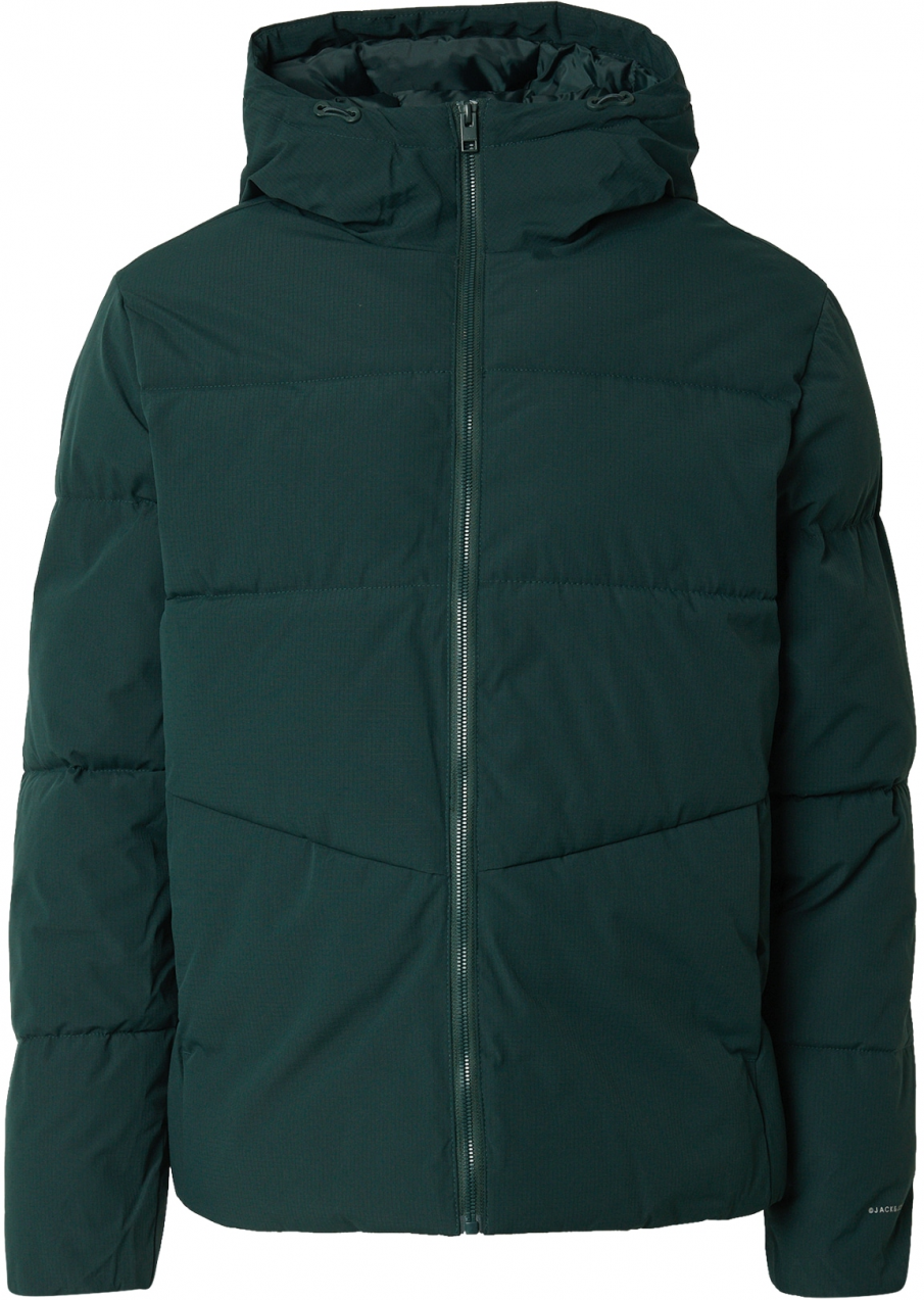 JACK & JONES Zimná bunda 'JJGLOBAL'  tmavozelená