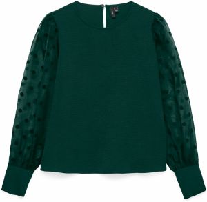 VERO MODA Blúzka 'VMALVA'  jedľová