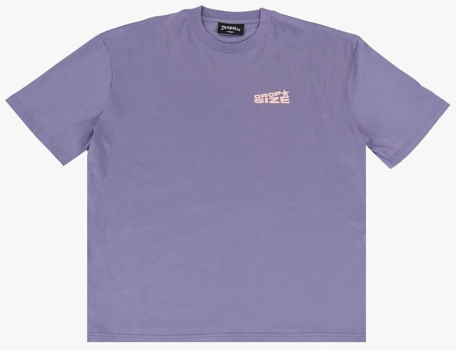 Dropsize Tričko  fialová / púdrová