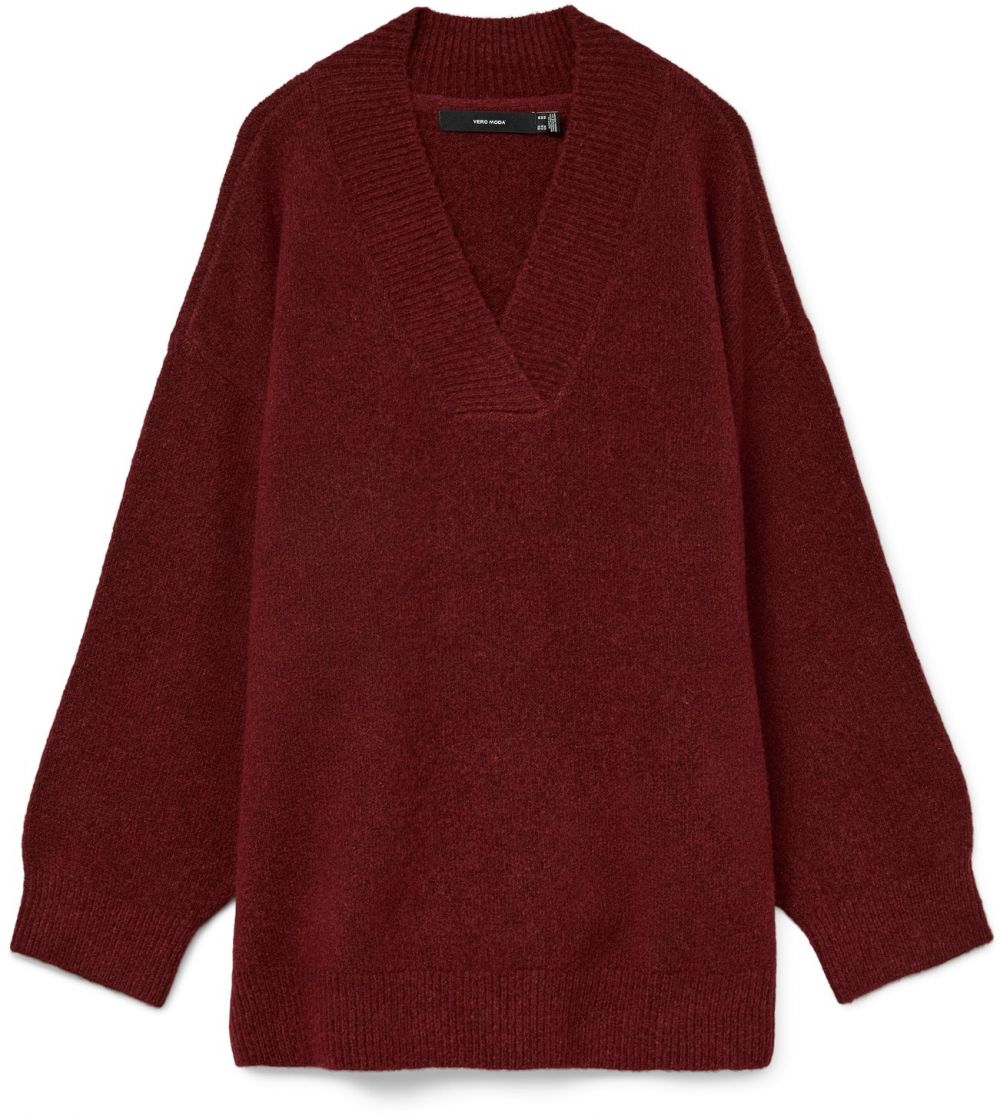 VERO MODA Sveter 'VMBANG'  vínovo červená