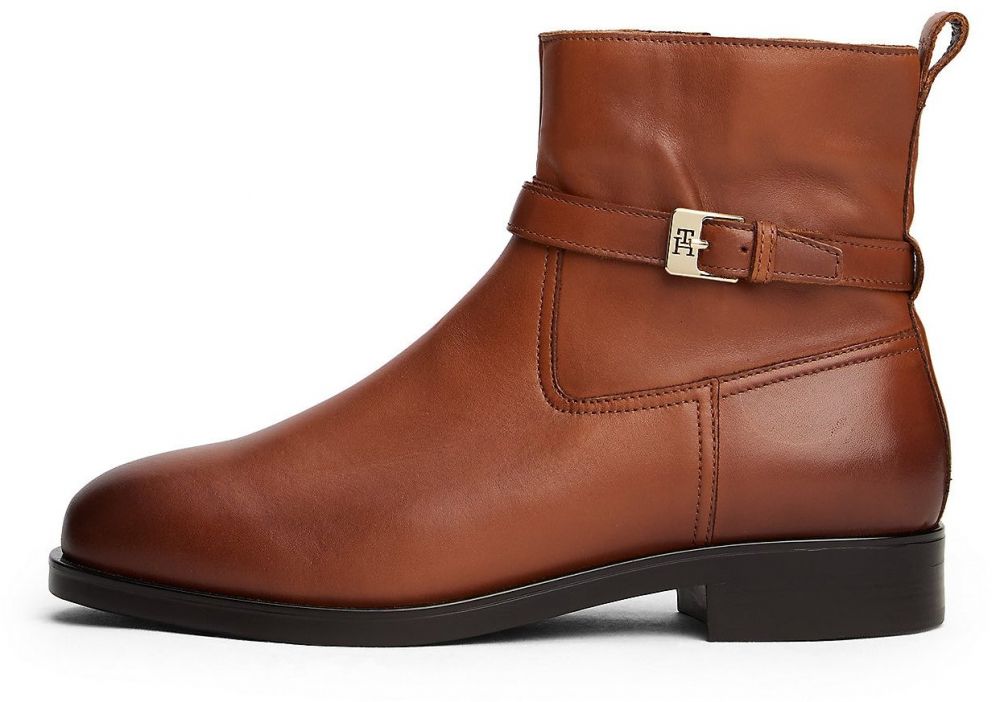 TOMMY HILFIGER Členkové čižmy  koňaková