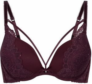 Hunkemöller Podprsenka 'Isadora'  vínovo červená
