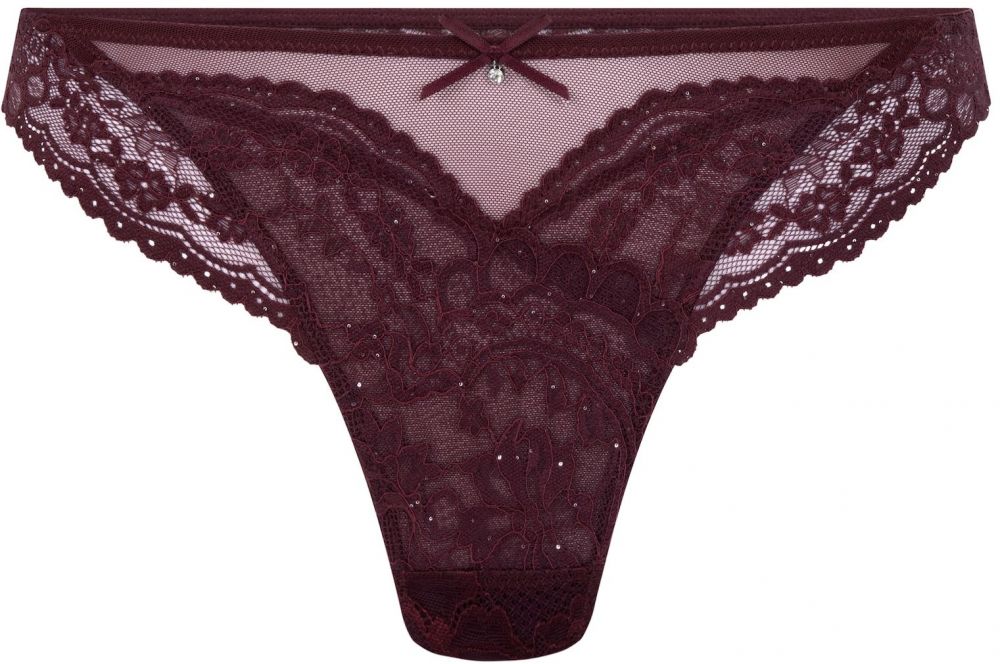 Hunkemöller Tangá 'Isadora'  baklažánová