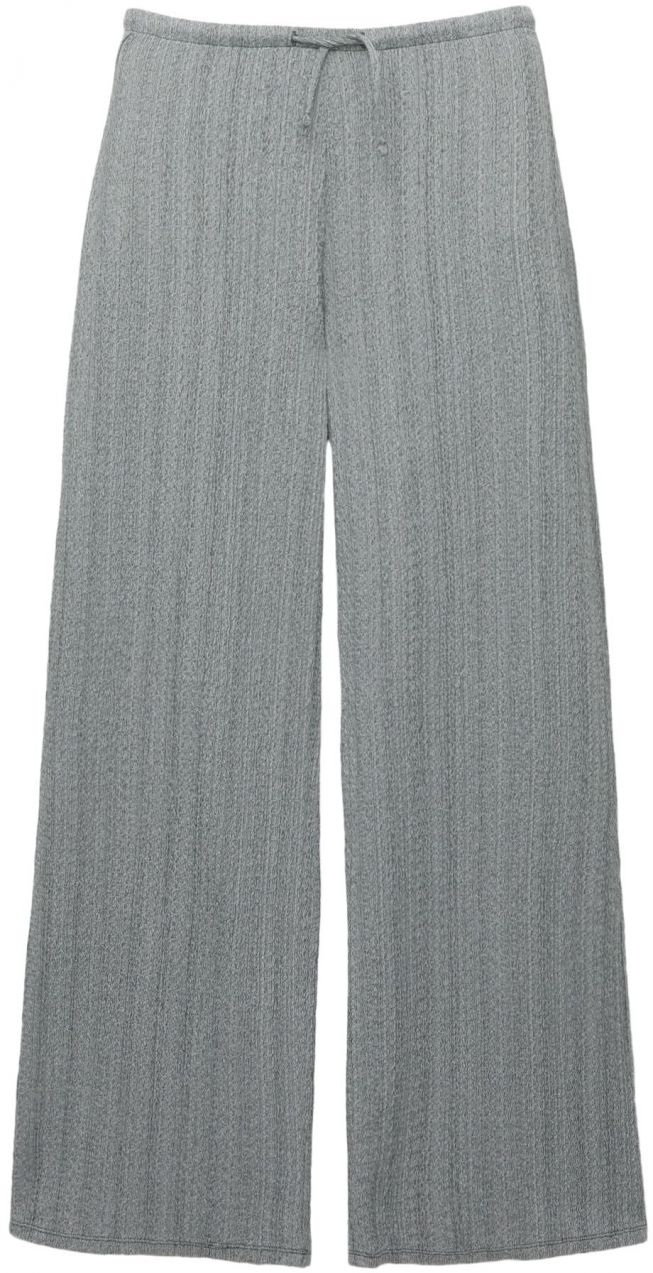 Pull&Bear Nohavice  svetlosivá