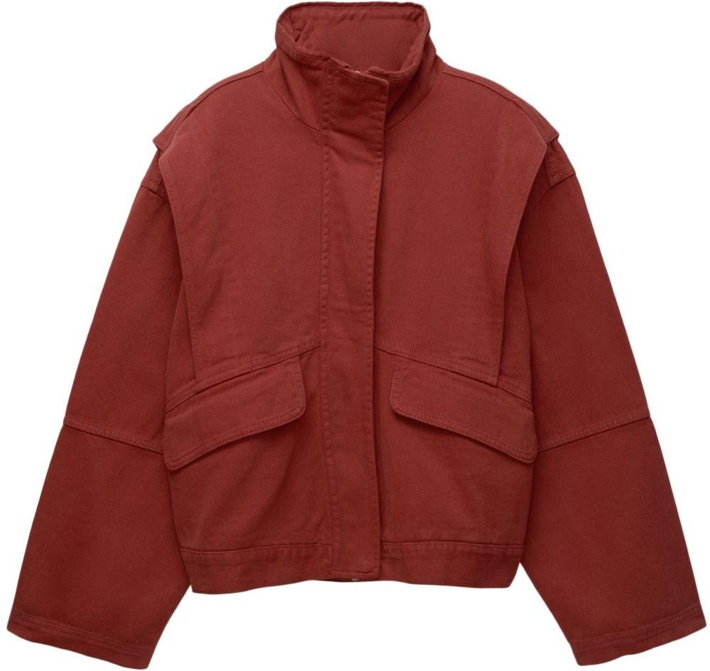 Pull&Bear Prechodná bunda 'PACIFIC'  tmavoružová