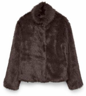 VERO MODA Zimná bunda 'VMMONROE'  čokoládová