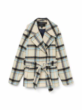 VERO MODA Prechodná bunda 'VMVERA'  béžová / svetlomodrá / tmavomodrá / hnedá