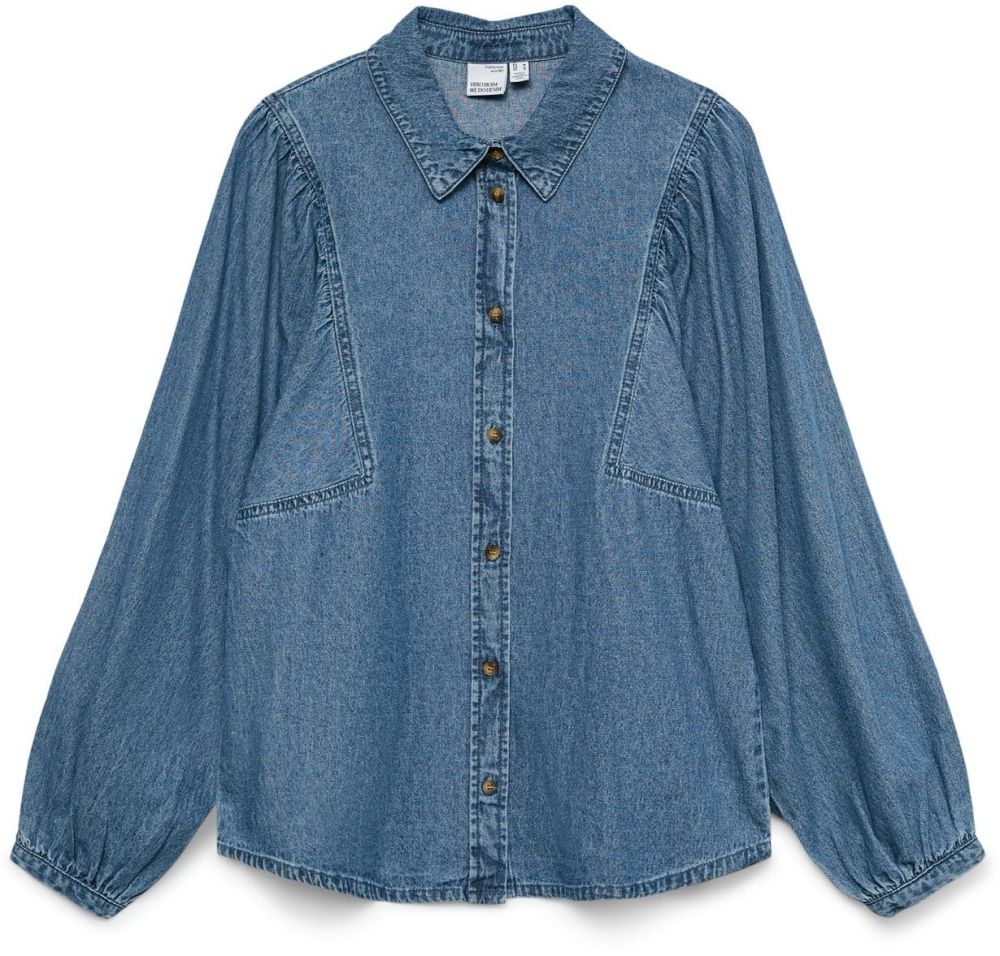 VERO MODA Blúzka 'VMSITTA'  modrá denim