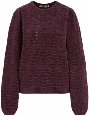WE Fashion Sveter  baklažánová