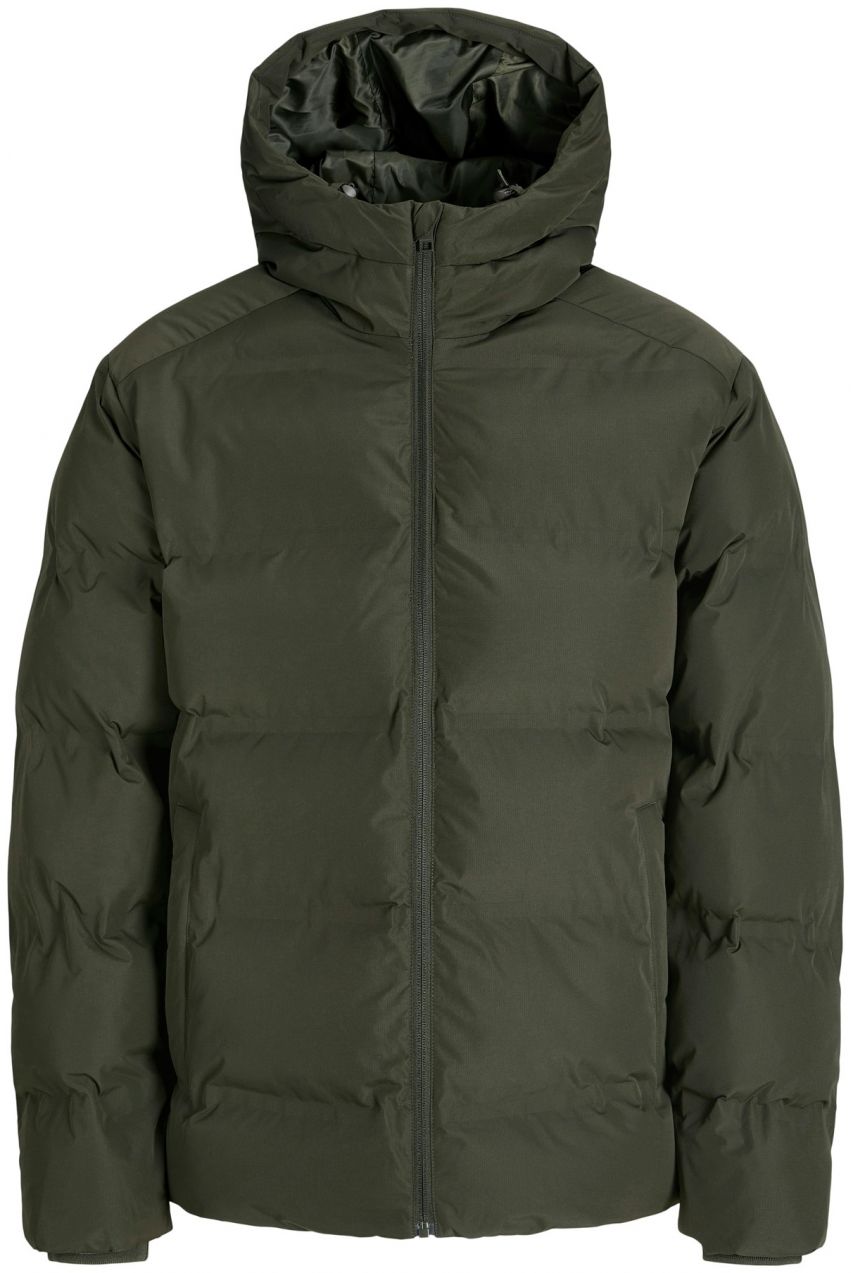 JACK & JONES Zimná bunda 'JJESOHO'  tmavozelená