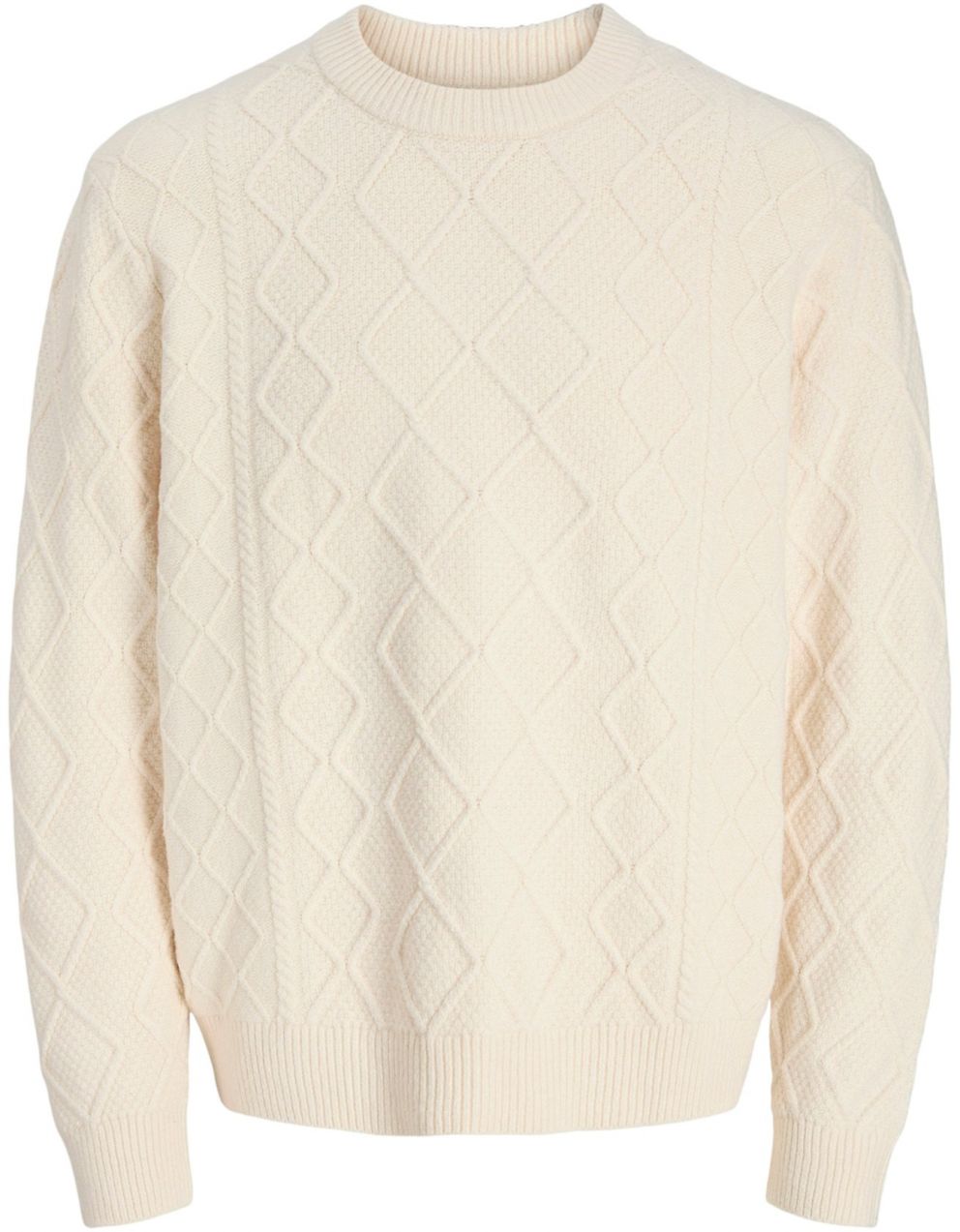 JACK & JONES Sveter 'JORCAMBRIDGE'  krémová