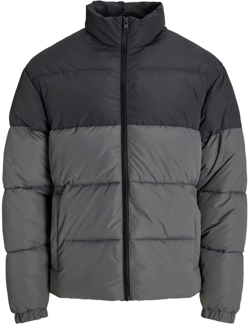 JACK & JONES Zimná bunda 'JJMAZE'  sivá / svetlosivá