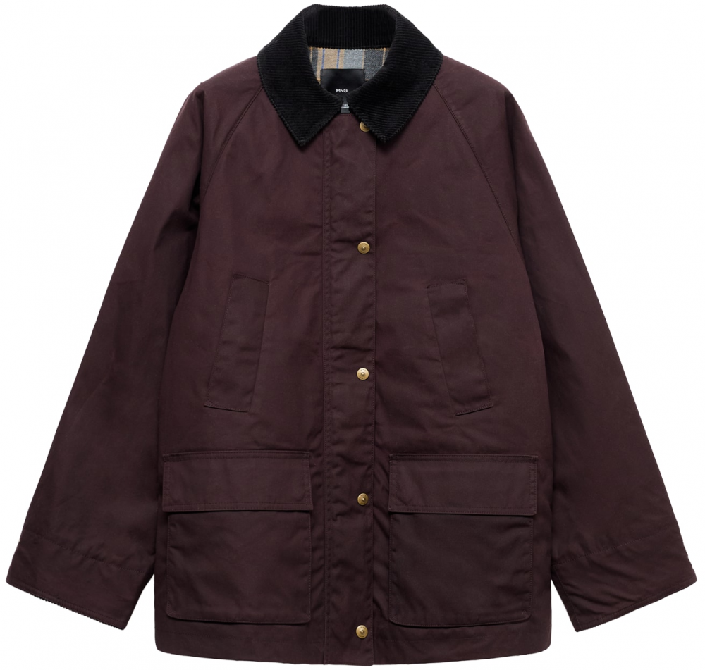 MANGO Prechodná parka 'NIAGARA'  burgundská