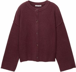 Pull&Bear Kardigán  čerešňová