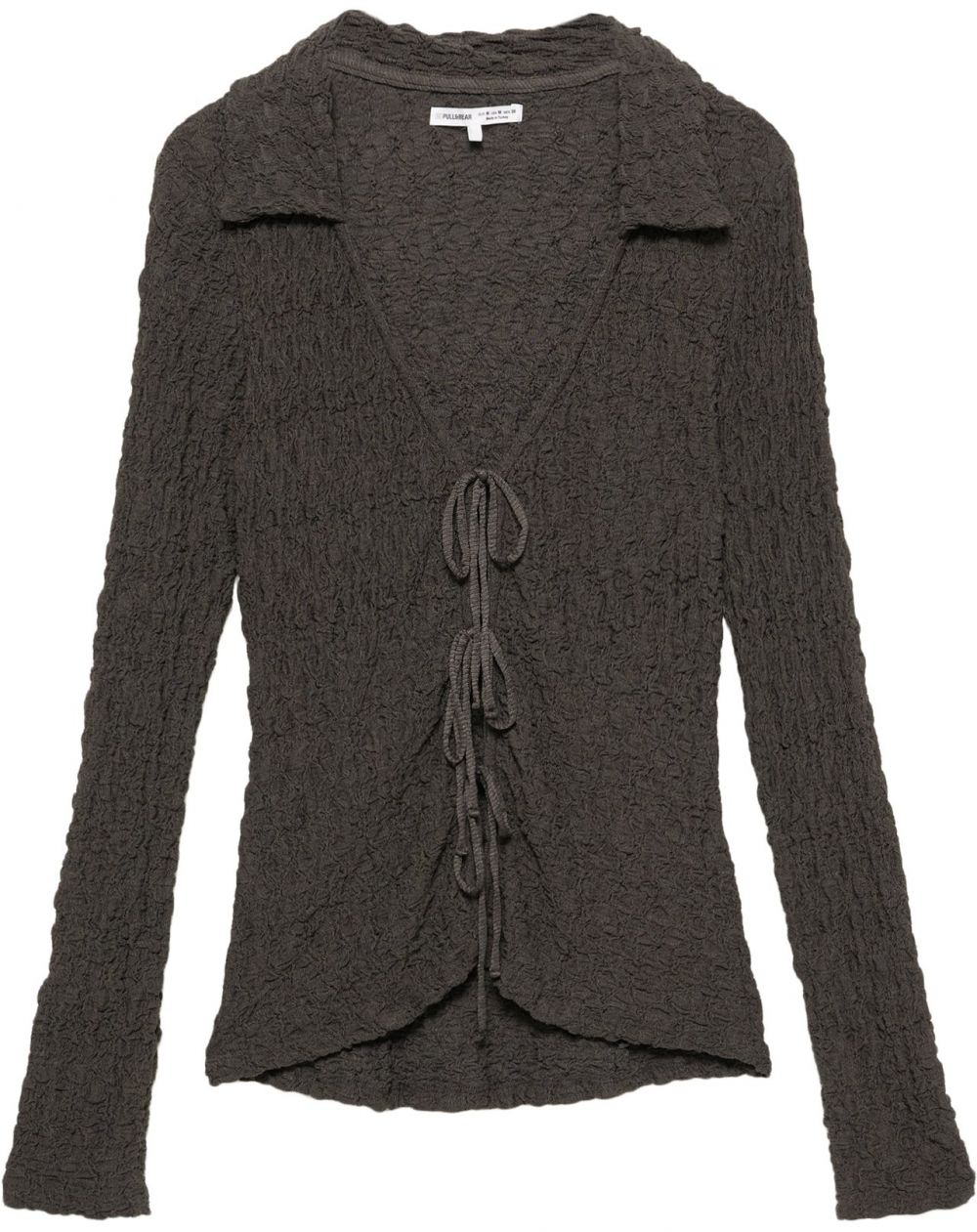Pull&Bear Blúzka  tmavohnedá