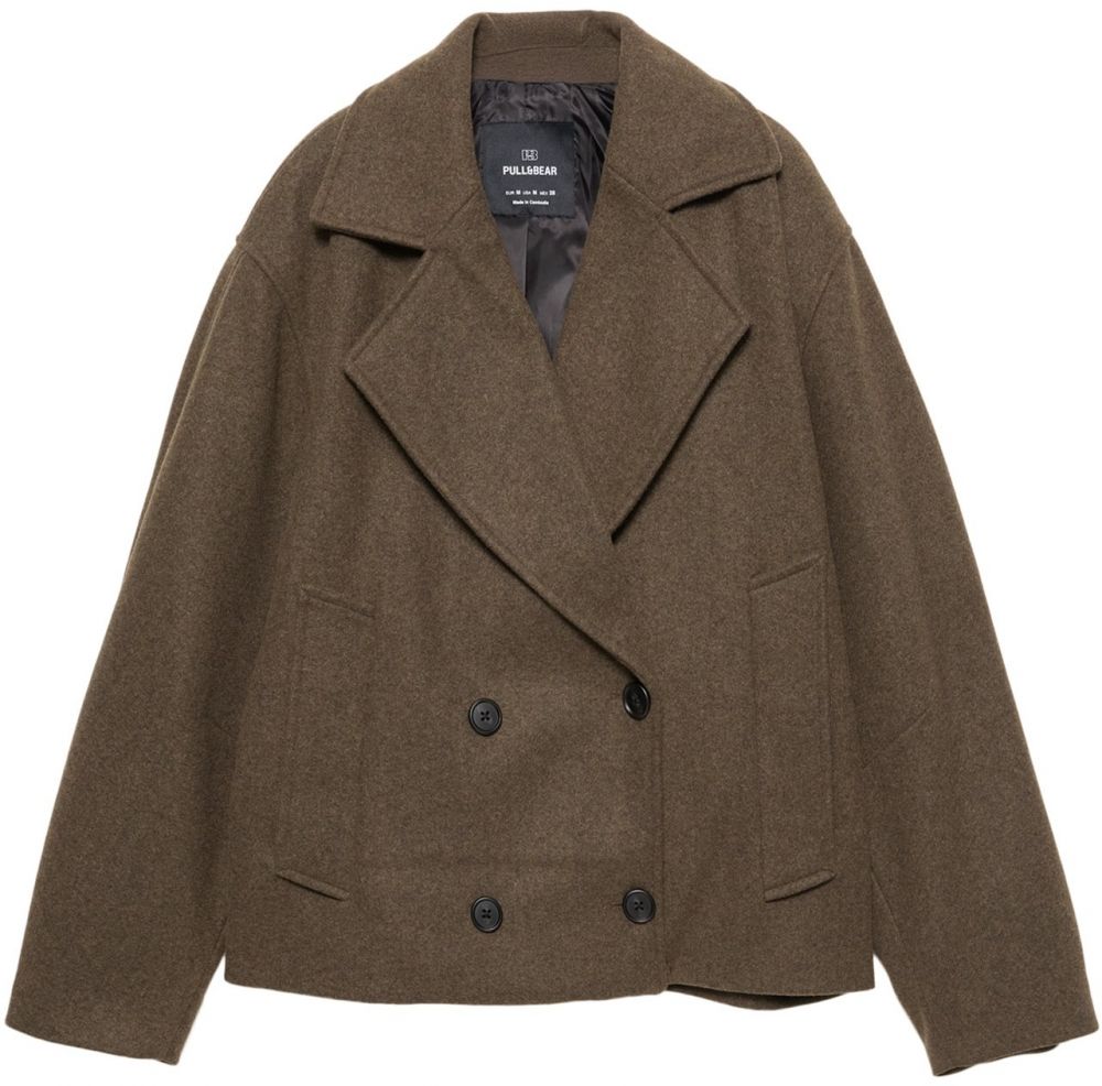 Pull&Bear Prechodná bunda  hnedá
