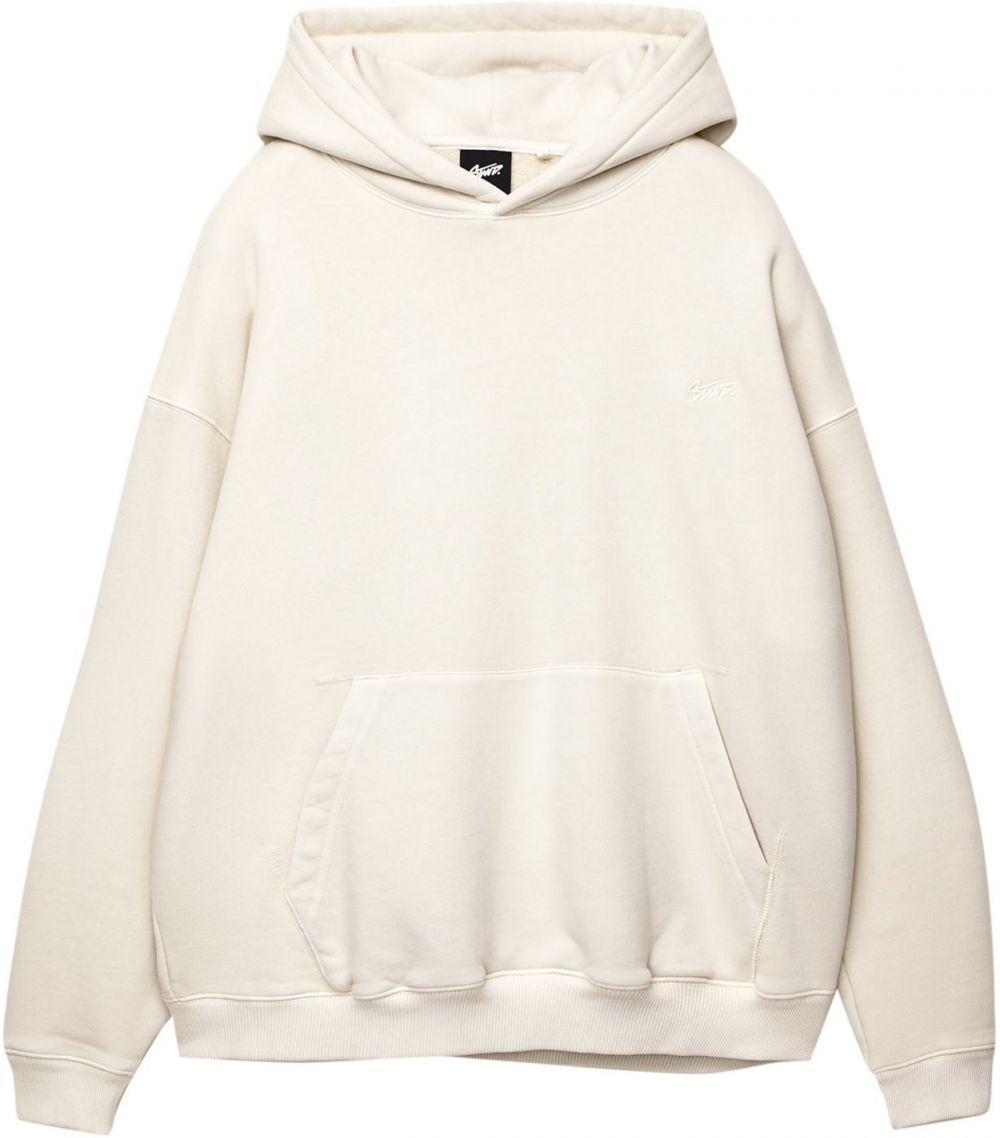 Pull&Bear Mikina 'STWD'  biela ako vlna
