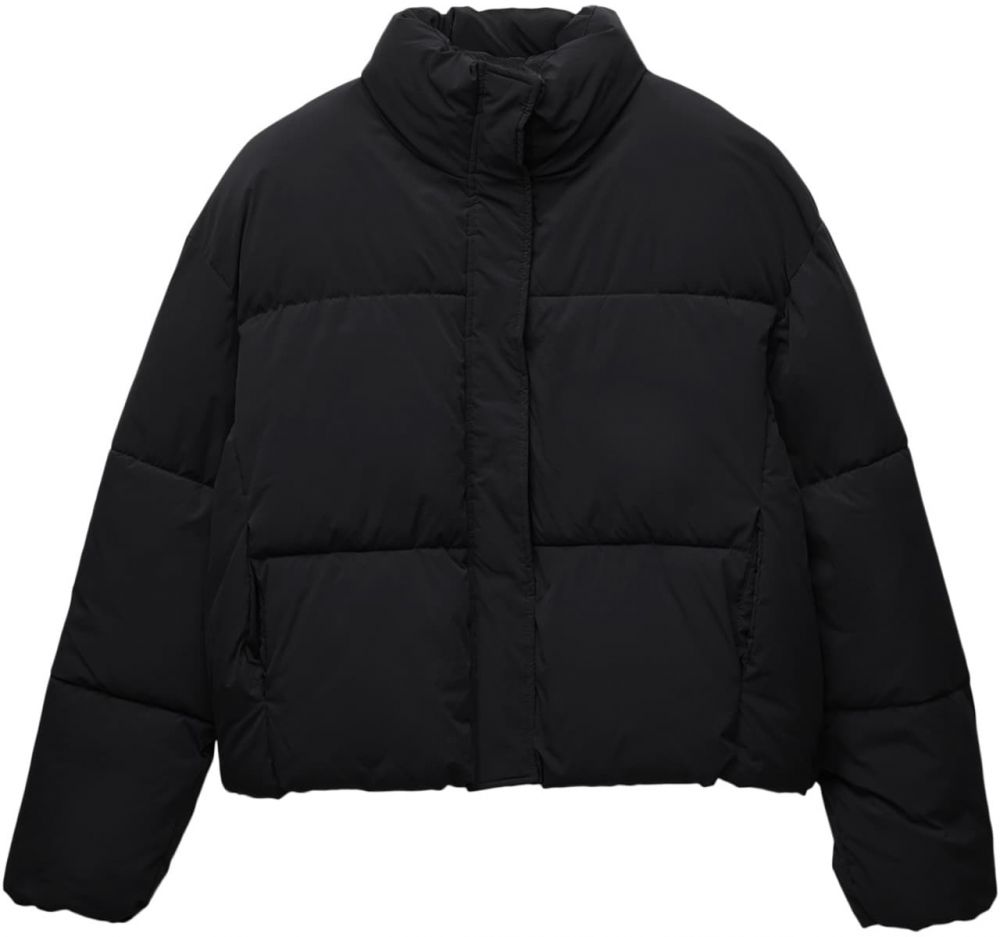 Pull&Bear Zimná bunda  čierna