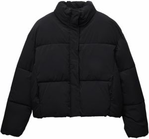 Pull&Bear Zimná bunda  čierna