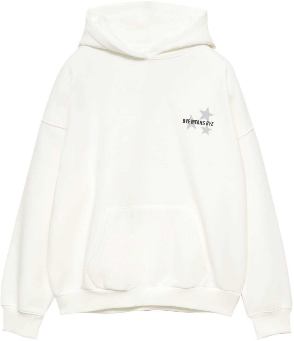Pull&Bear Mikina 'PACIFIC BYE'  sivá / čierna / biela