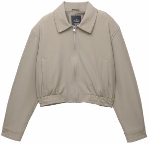 Pull&Bear Prechodná bunda  tmavobéžová