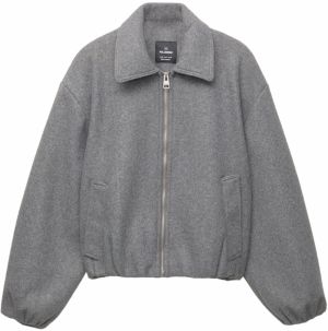 Pull&Bear Prechodná bunda  sivá