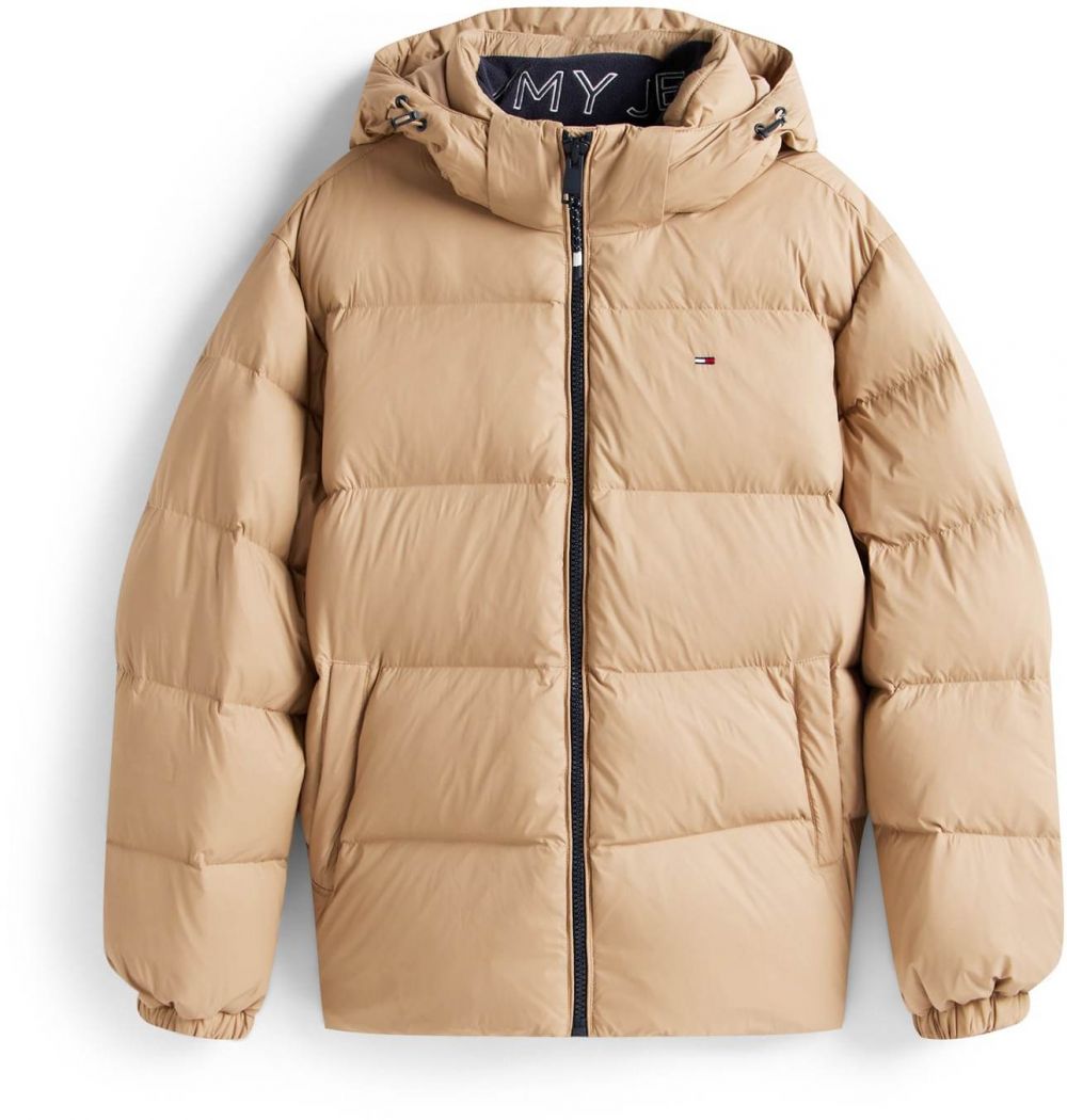 Tommy Jeans Zimná bunda 'ESSENTIAL'  tmavošedá