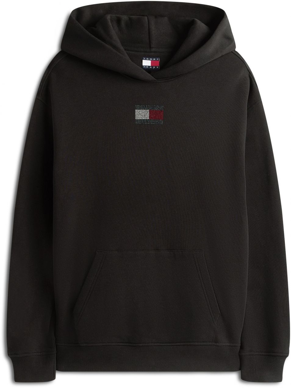 Tommy Jeans Mikina  čierna