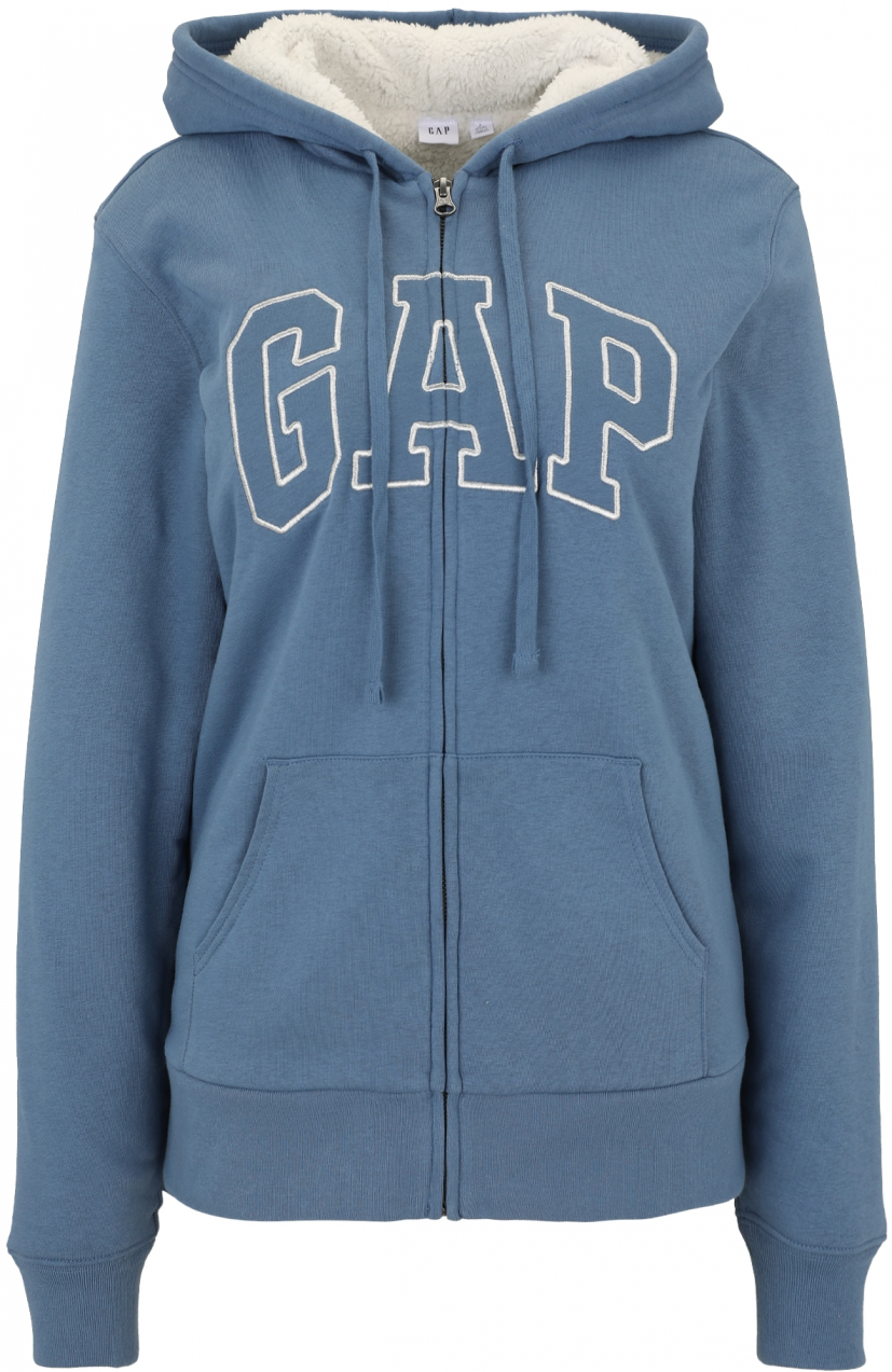 Gap Tall Tepláková bunda 'HERITAGE'  modrá / biela
