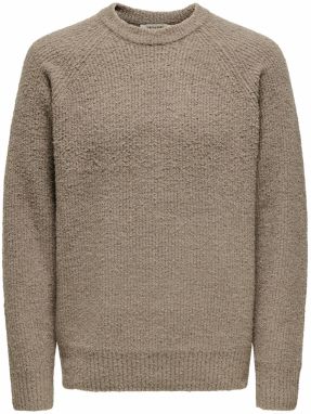 Only & Sons Sveter 'ONSDALE'  hnedá