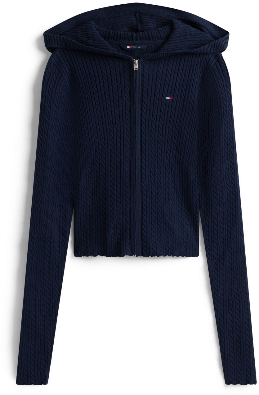 Tommy Jeans Kardigán 'ESSENTIAL'  námornícka modrá