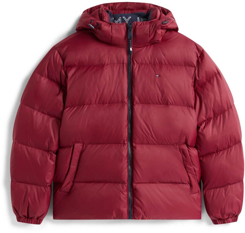 Tommy Jeans Zimná bunda 'ESSENTIAL'  merlotová