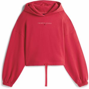 Tommy Jeans Mikina  rubínová