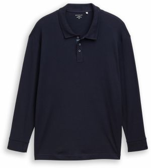 TOM TAILOR Men + Tričko  námornícka modrá