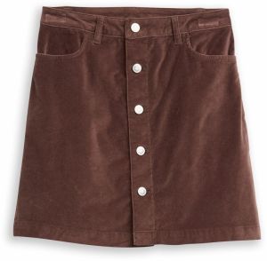 TOM TAILOR DENIM Sukňa  čokoládová