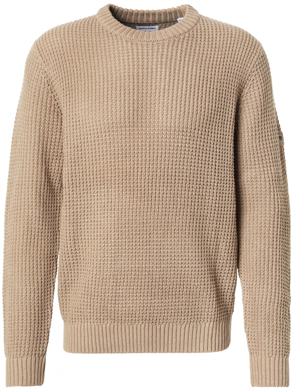 JACK & JONES Sveter 'JJLINK'  farba ťavej srsti