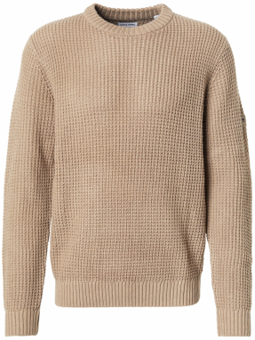 JACK & JONES Sveter 'JJLINK'  farba ťavej srsti