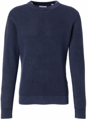 JACK & JONES Sveter 'JJTANAKA'  tmavomodrá