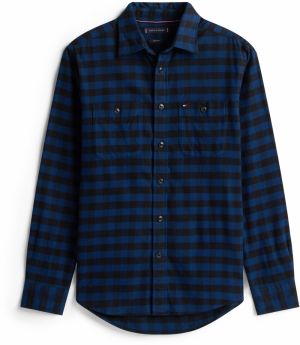 TOMMY HILFIGER Košeľa  modrá / čierna