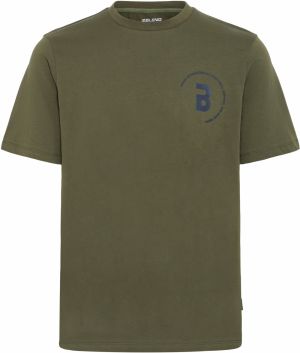 BLEND Tričko 'BHIDO'  olivová / čierna