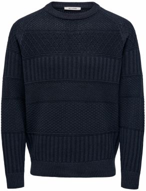 Only & Sons Sveter 'ONSALKAN'  námornícka modrá
