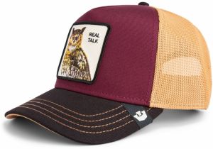 GOORIN Bros. Čiapka 'Owl'  oranžová / vínovo červená / čierna / biela