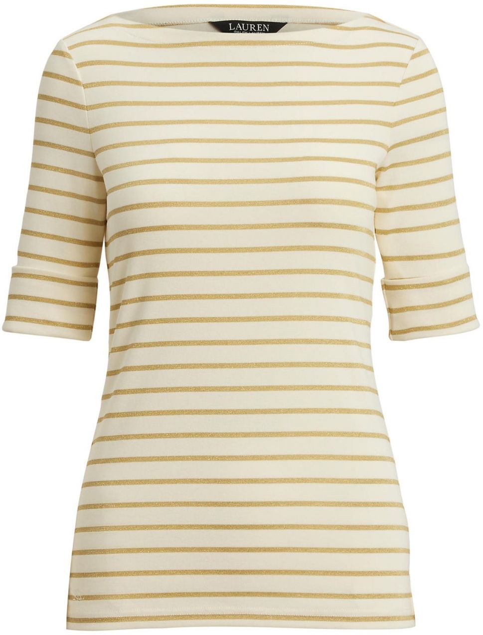 Lauren Ralph Lauren Tričko 'JUDY'  krémová / zlatá